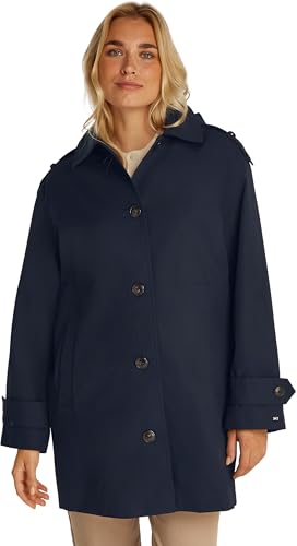 Tommy Hilfiger Damen Ess Cotton Hood Parka Ww0ww43742 ESS COTTON HOOD PARKA WW0WWW43742