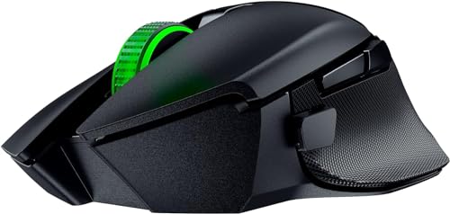 Razer Basilisk V3 - Kabelgebundene, anpassbare Gaming Maus mit Chroma RGB für PC/Mac (10+1 programmierbare Tasten, neigbares HyperScroll Mausrad, ergonomisches Design) Schwarz