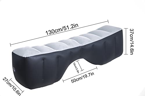 Icelus Auto Matratze SUV Luftmatratze with Luftpumpe 195 * 130 * 15 cm Aufblasbare Camping Kombi Luftbett für Auto Rücksitz Dickere Kofferraum Matratze Bett für Camping Outdoor Traveling