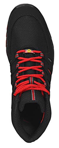 Sicherheitsschuhe ELTEN MADDOX Black-Red Mid S3, Herren, sportlich, leicht, schwarz/rot, Stahlkappe, Halbstiefel