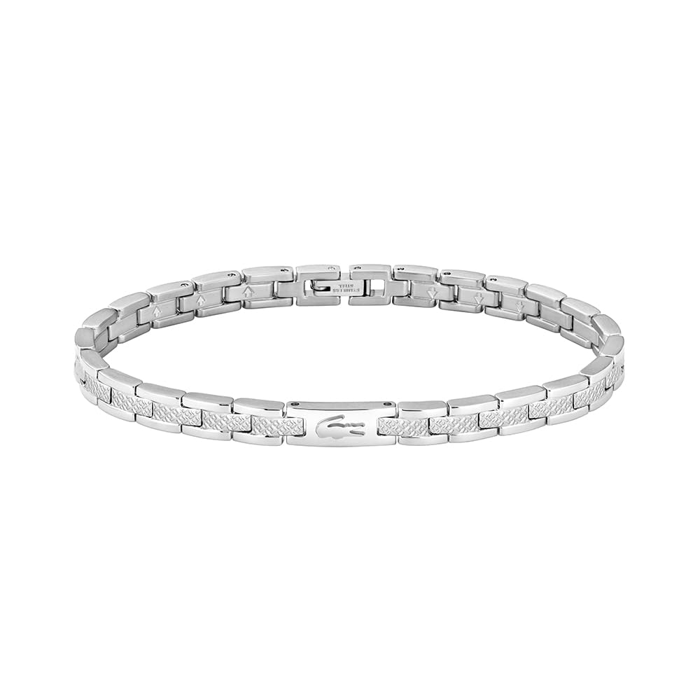 Lacoste Armband mit Knebelverschluss Kollektion METROPOLE Verziert mit petit piqué Muster - Erhältlich für ihn und sie