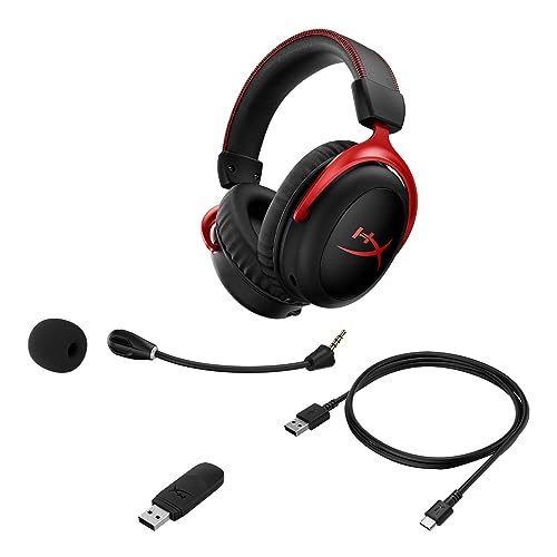 HyperX Cloud III – Kabelgebundenes Gaming-Headset, PC, PS5, Xbox Series X|S, abgewinkelte 53mm-Treiber, DTS, Memory-Schaum, Stabiler Rahmen, ultraklares 10mm-Mikrofon, USB-C, USB-A, 3,5mm, Schwarz