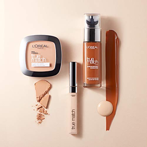 L'Oréal Paris Make up, Flüssige Foundation mit Hyaluron und Aloe Vera, Perfect Match Make-Up, 3.N Creamy Beige, 30 ml