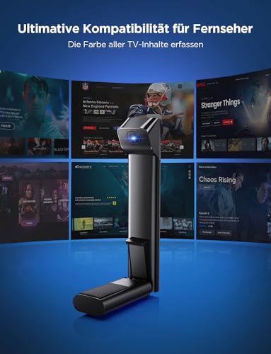 Govee TV Hintergrundbeleuchtung 3 Lite mit Fish-Eye Korrektur Funktion, Sync für 55-65 Zoll TVs, 3,6M RGBICW WiFi TV LED Strip mit Kamera, 4 Farben in 1 Lampenperle, Sprach- & APP-Steuerung