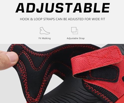 COFACE Sandalen Herren Zehentrenner Weiche Bequeme Flip Flops Arch Support Orthopädische Sommer Leder Sandalen für Herren Badelatschen Outdoor