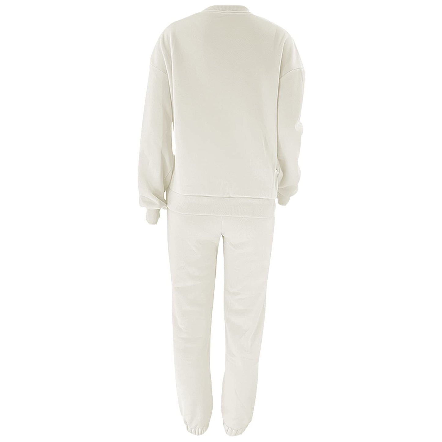 amropi Trainingsanzug Damen Pullover Sweatshirt und Jogginghose Warm Vlies Kleidungsset