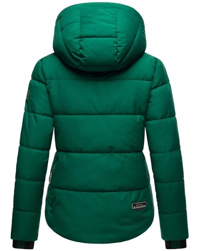 Navahoo Damen Winterjacke (XS-XXL) - Wasserabweisend, hochstehender und gefütterter Kragen, große Kapuze, Steppjacke, Warme Jacke Frauen - N004