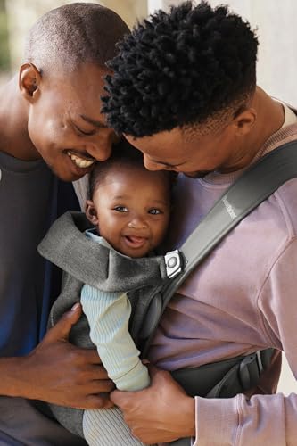 BabyBjörn Babytrage Mini, 3D-Netzstoff, Grau-Beige