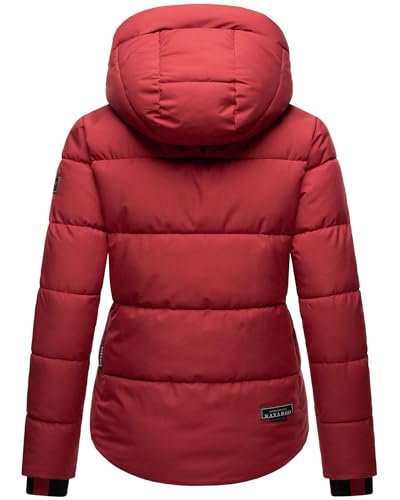 Navahoo Damen Winterjacke (XS-XXL) - Wasserabweisend, hochstehender und gefütterter Kragen, große Kapuze, Steppjacke, Warme Jacke Frauen - N004