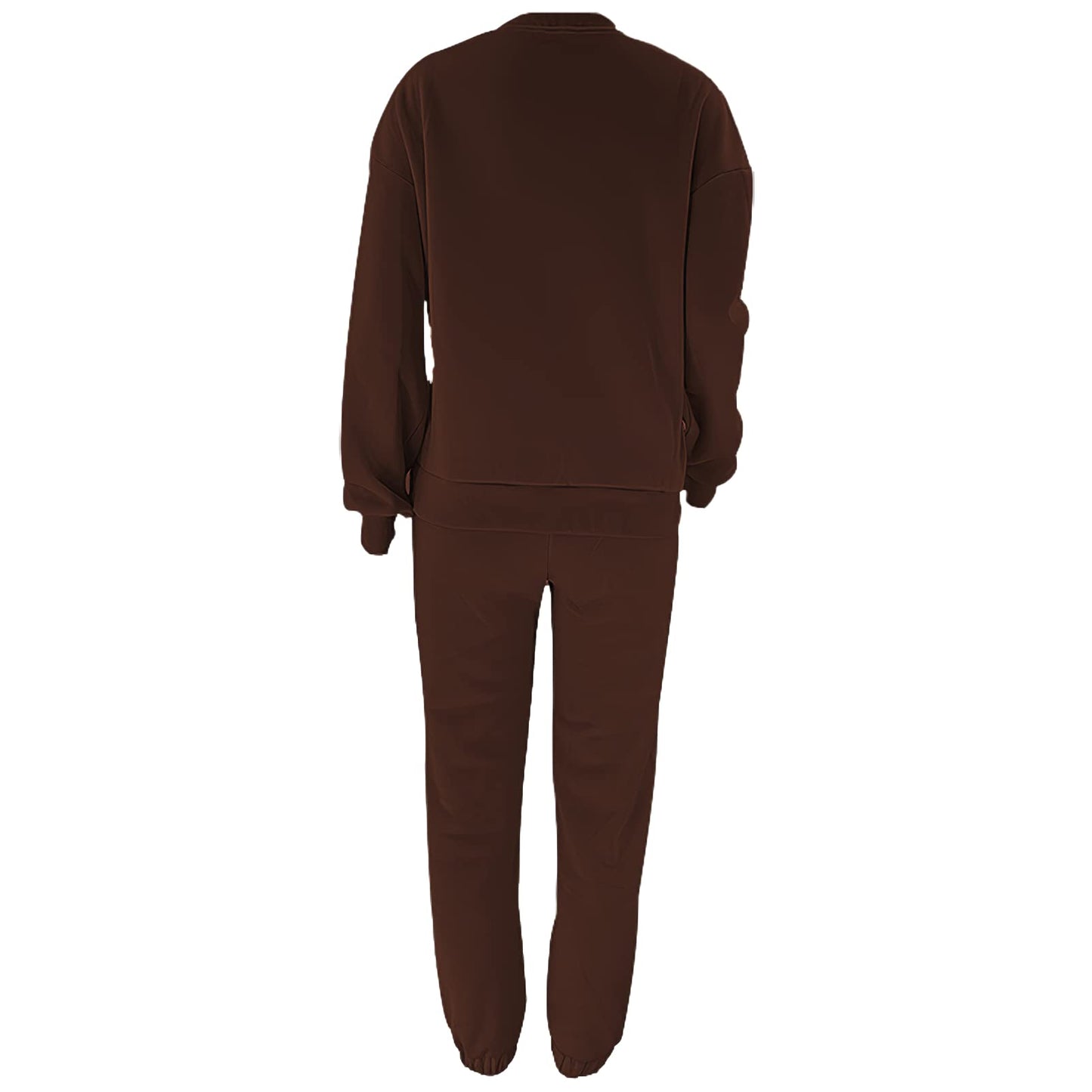 amropi Trainingsanzug Damen Pullover Sweatshirt und Jogginghose Warm Vlies Kleidungsset
