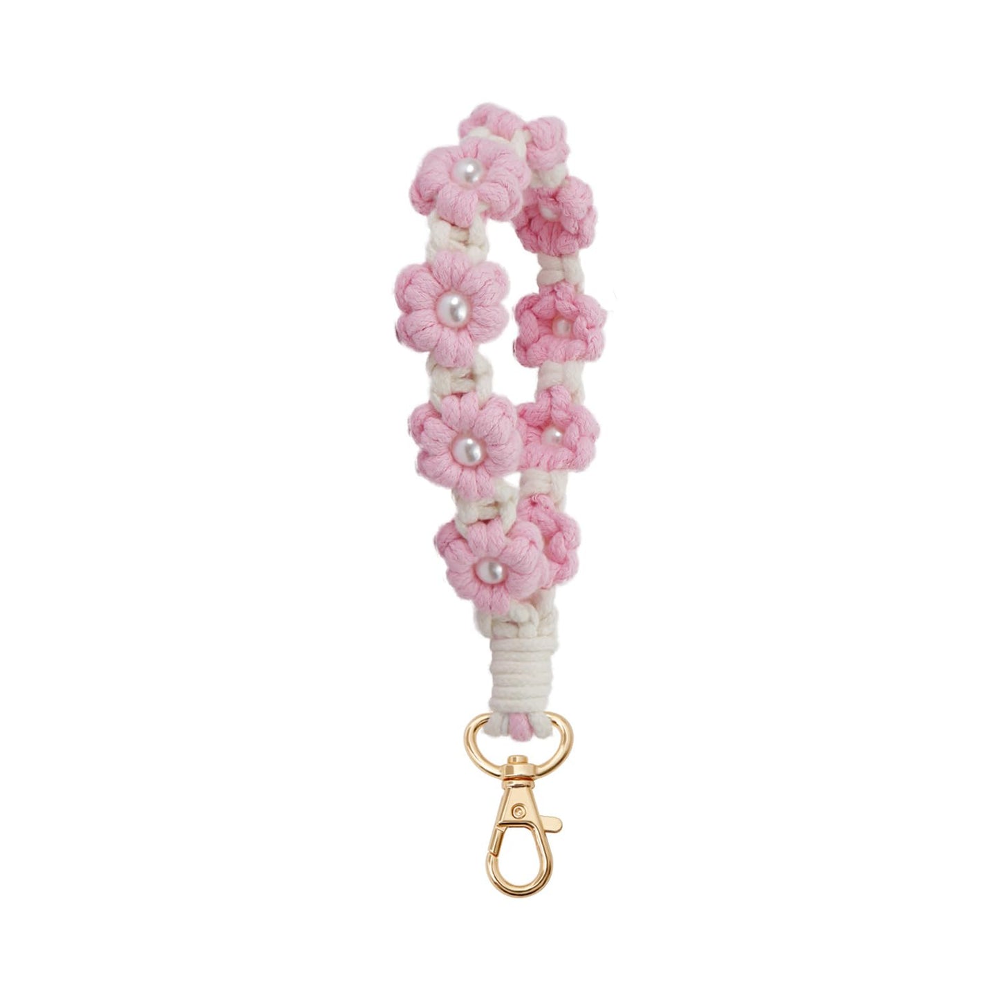 AOKSUNOVA Key Ring Band Macrame Lanyard Short Key Pendant Girls Gift for Women