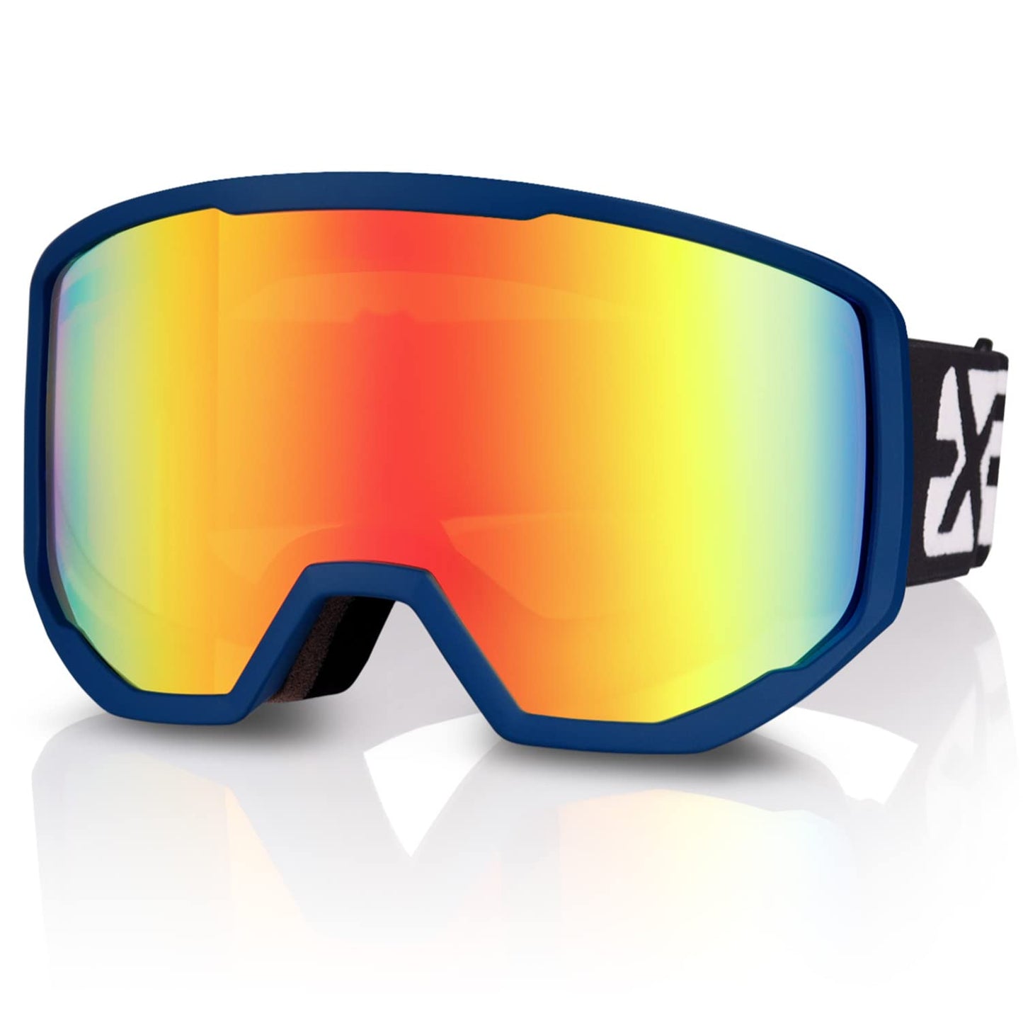 EXP Vision Unisex Ski Goggles, OTG for Men and Women, Snowboard Goggles, Snow Goggles, 100% UV Protection Ski Goggles for Glasses Wearers, Anti-Fog Snowboard Goggles, Ski Goggles
