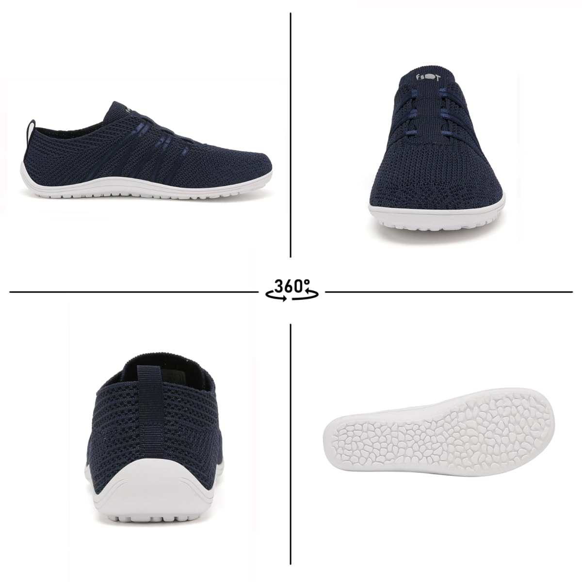 Merdoo Barfußschuhe Damen Herren Bequeme Barfuss Schuhe Damen Slip On Sneakers Weich Sportschuhe Leicht Turnschuhe rutschfest Hausschuhe Atmungsaktiv Barfussschuhe Sommerschuhe Unisex 37-45EU