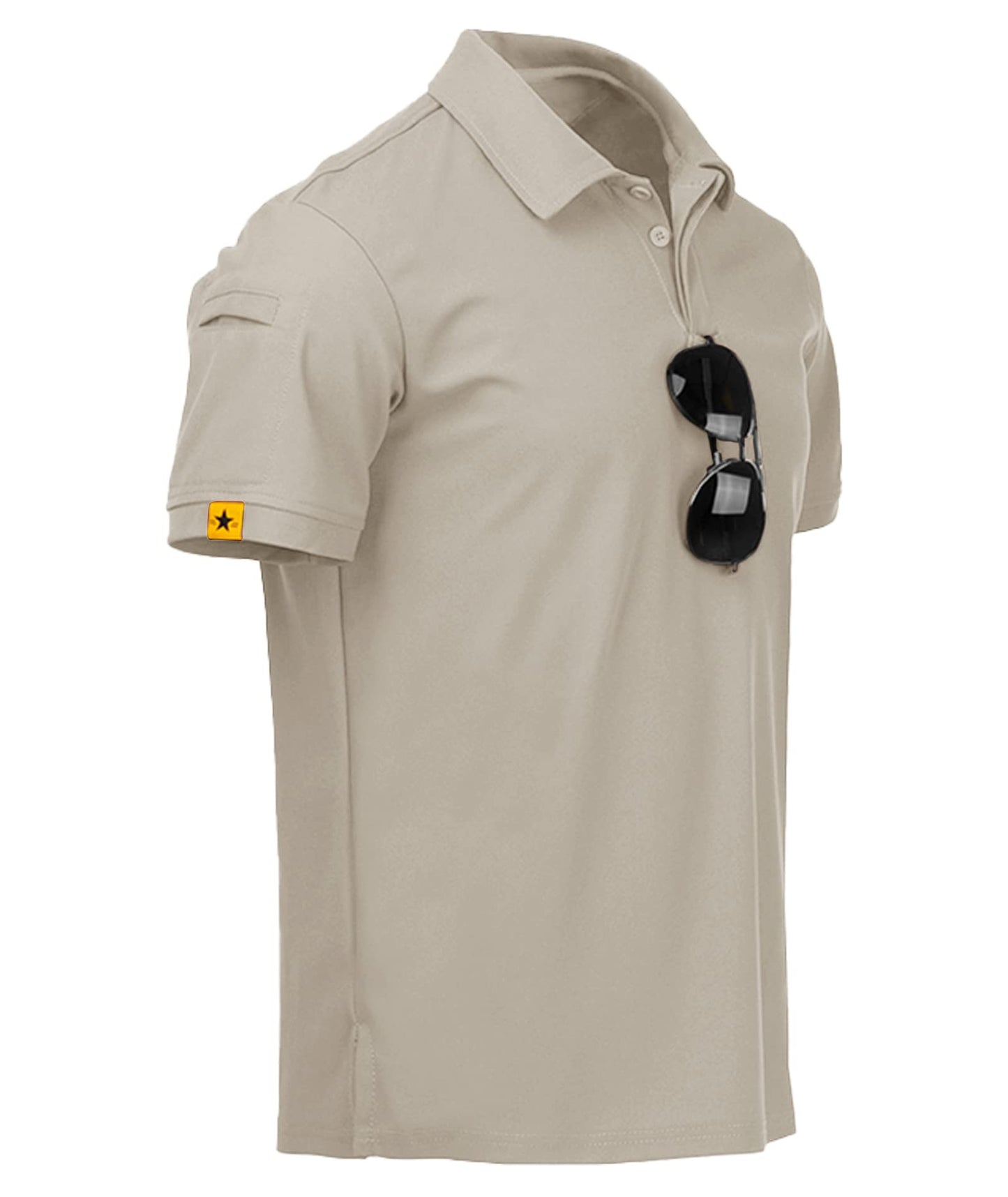 ZITY Pack of 5 Polo Shirts Men's Short Sleeve Quick-Drying Breathable T-Shirt Men Summer Polo Shirt Sports Shirt Regular Fit Golf Polo Shirts for Men