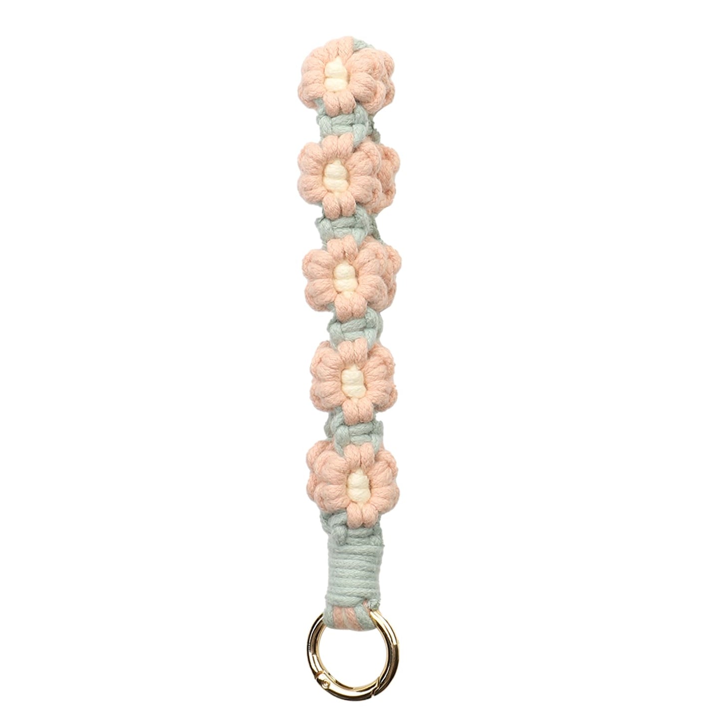 AOKSUNOVA Key Ring Band Macrame Lanyard Short Key Pendant Girls Gift for Women