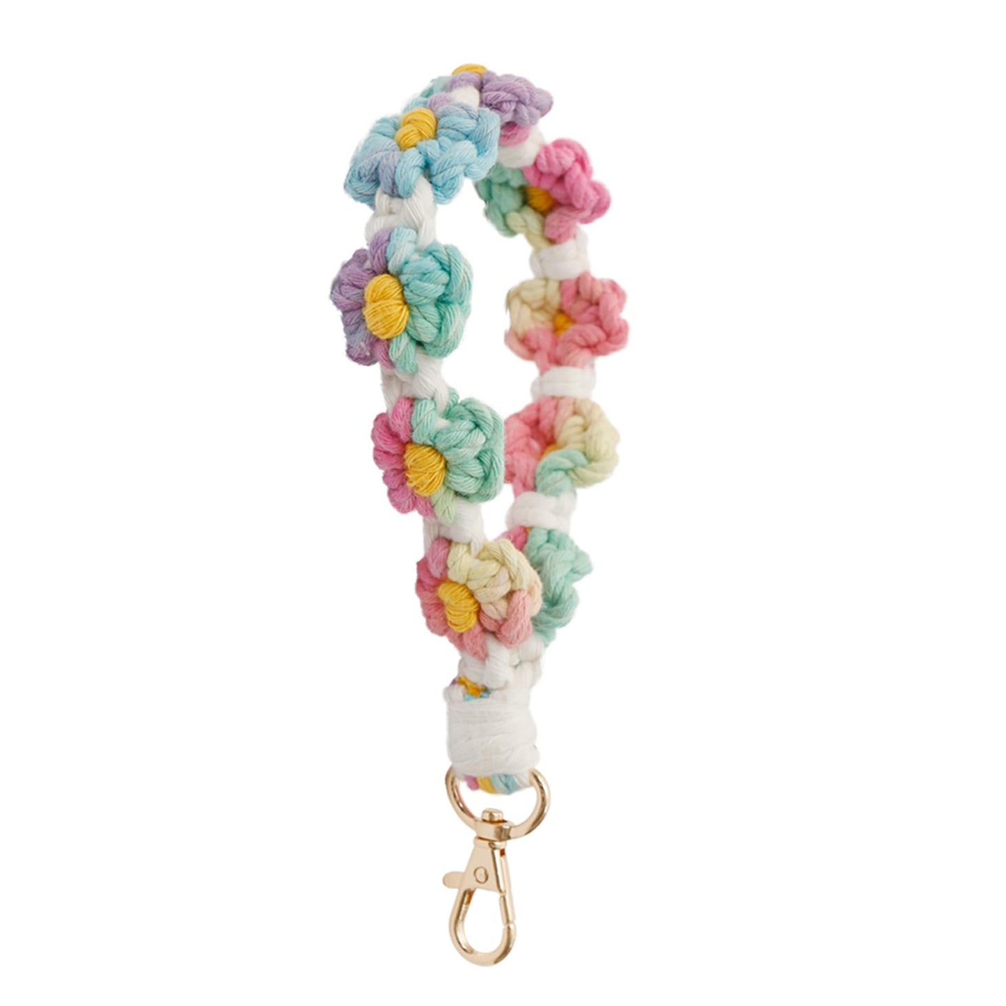 AOKSUNOVA Key Ring Band Macrame Lanyard Short Key Pendant Girls Gift for Women
