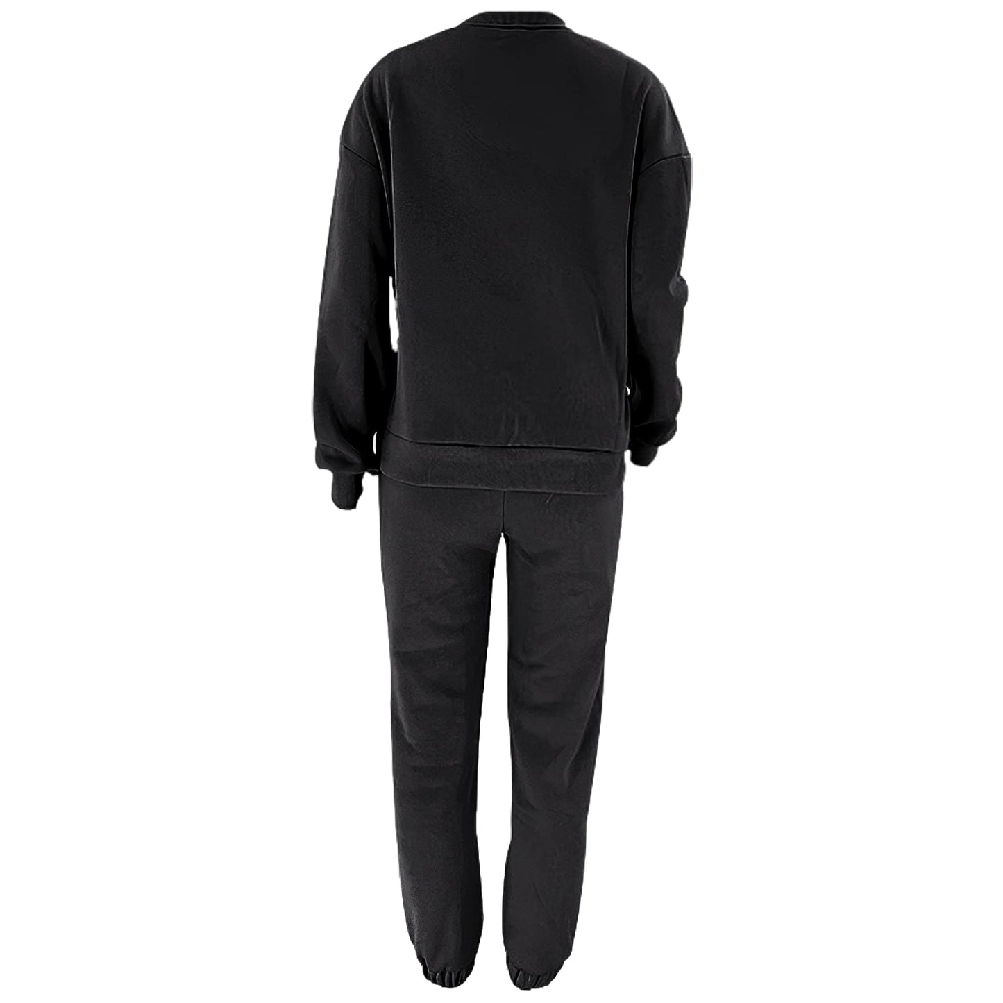 amropi Trainingsanzug Damen Pullover Sweatshirt und Jogginghose Warm Vlies Kleidungsset