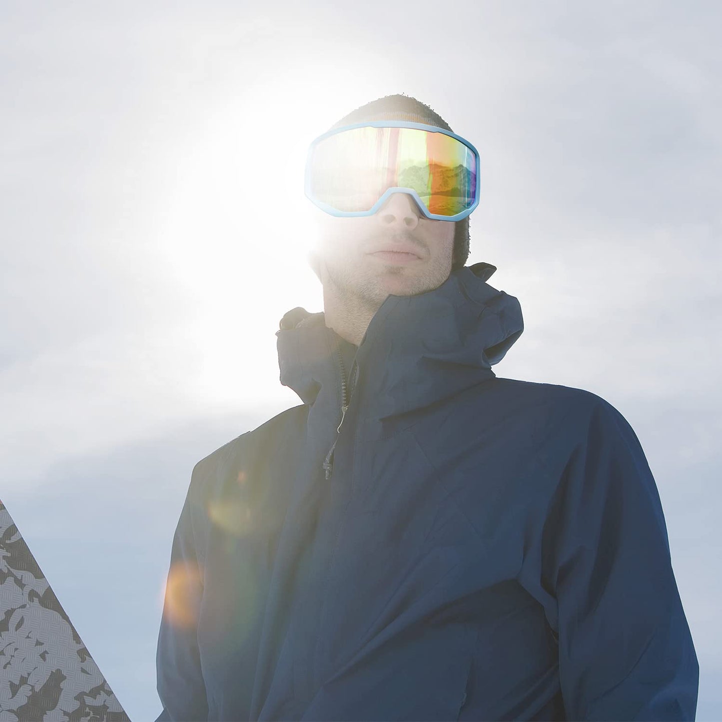 EXP Vision Unisex Ski Goggles, OTG for Men and Women, Snowboard Goggles, Snow Goggles, 100% UV Protection Ski Goggles for Glasses Wearers, Anti-Fog Snowboard Goggles, Ski Goggles