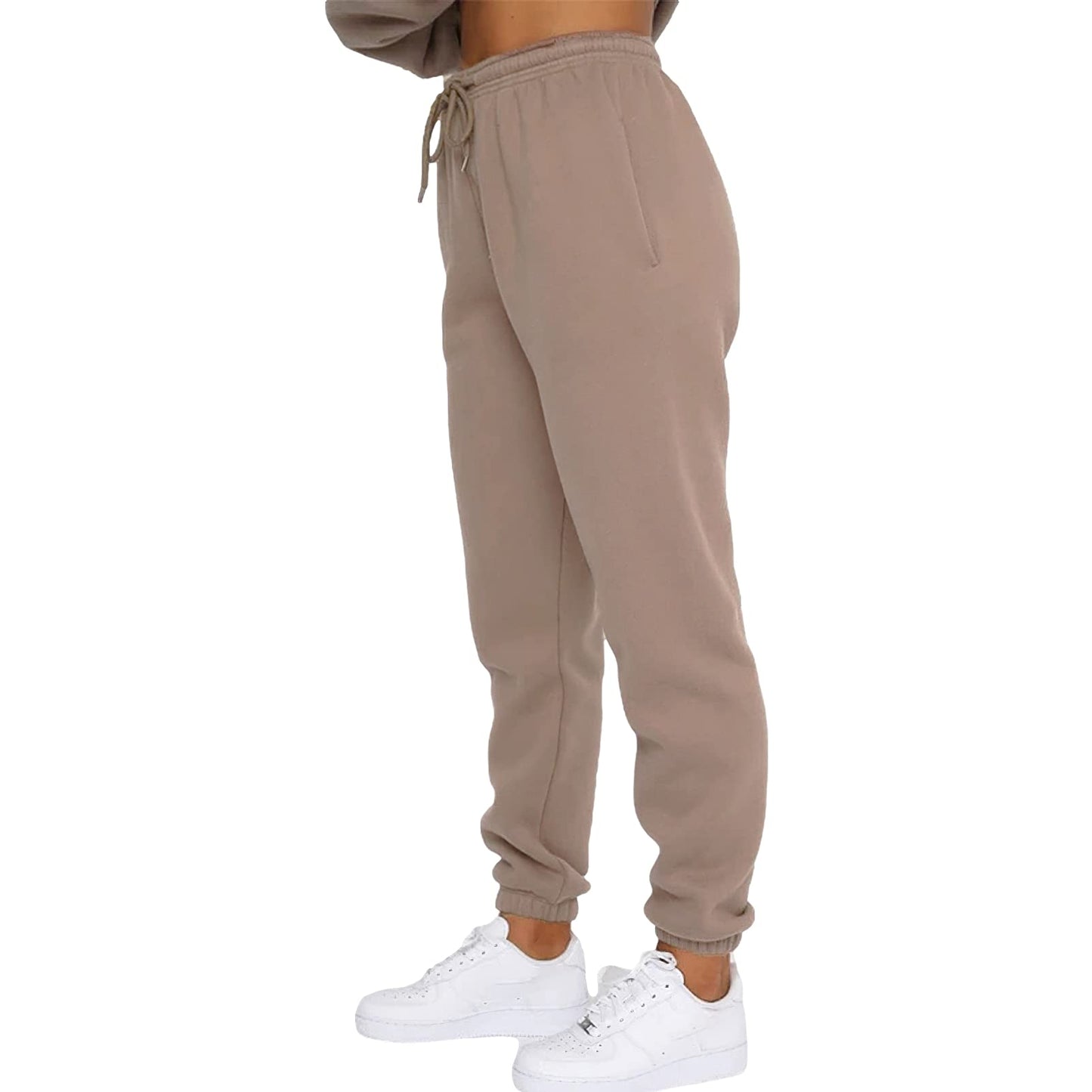 amropi Trainingsanzug Damen Pullover Sweatshirt und Jogginghose Warm Vlies Kleidungsset