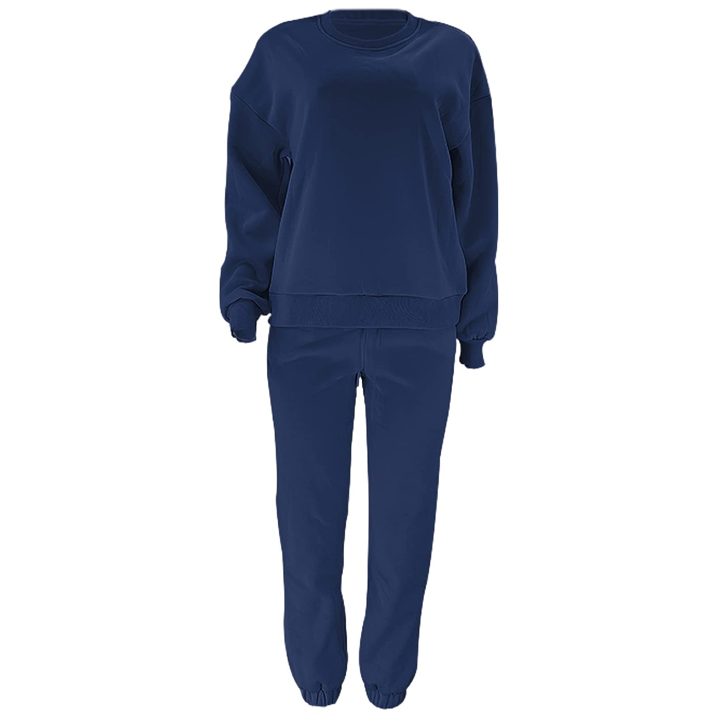 amropi Trainingsanzug Damen Pullover Sweatshirt und Jogginghose Warm Vlies Kleidungsset