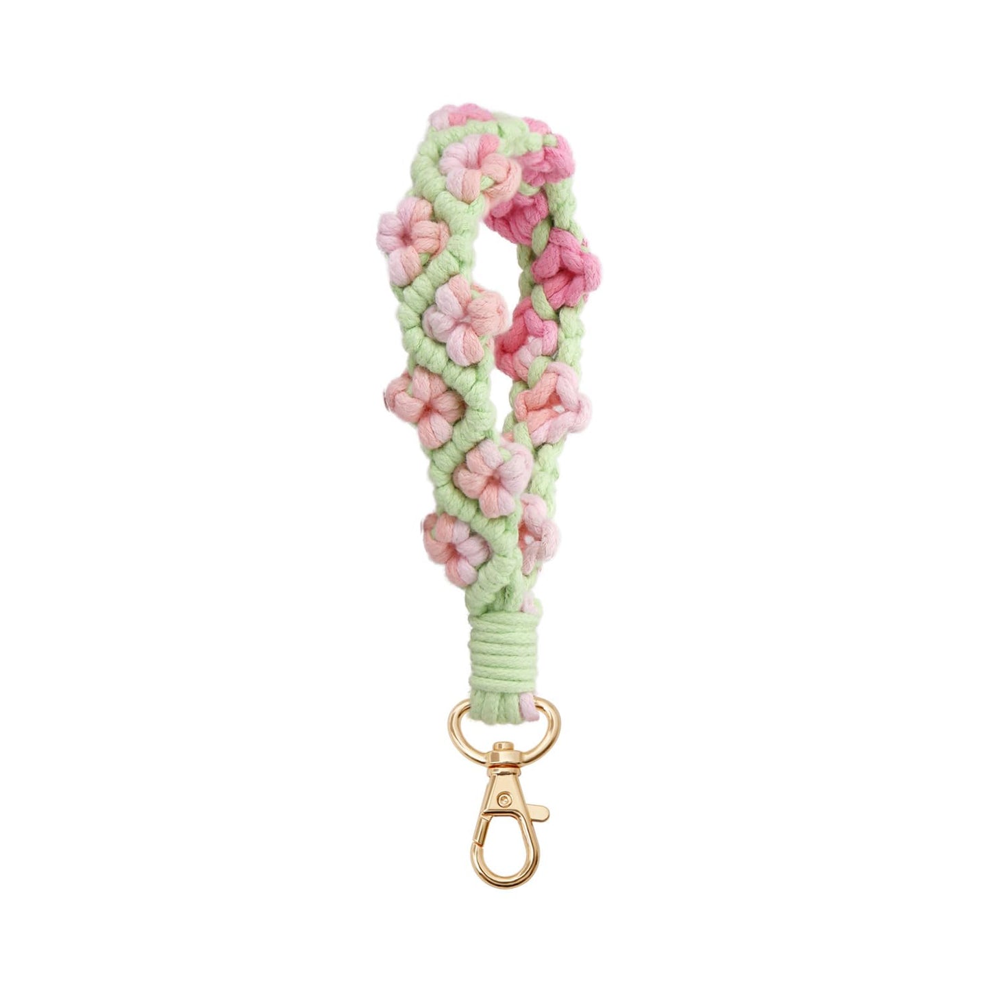 AOKSUNOVA Key Ring Band Macrame Lanyard Short Key Pendant Girls Gift for Women