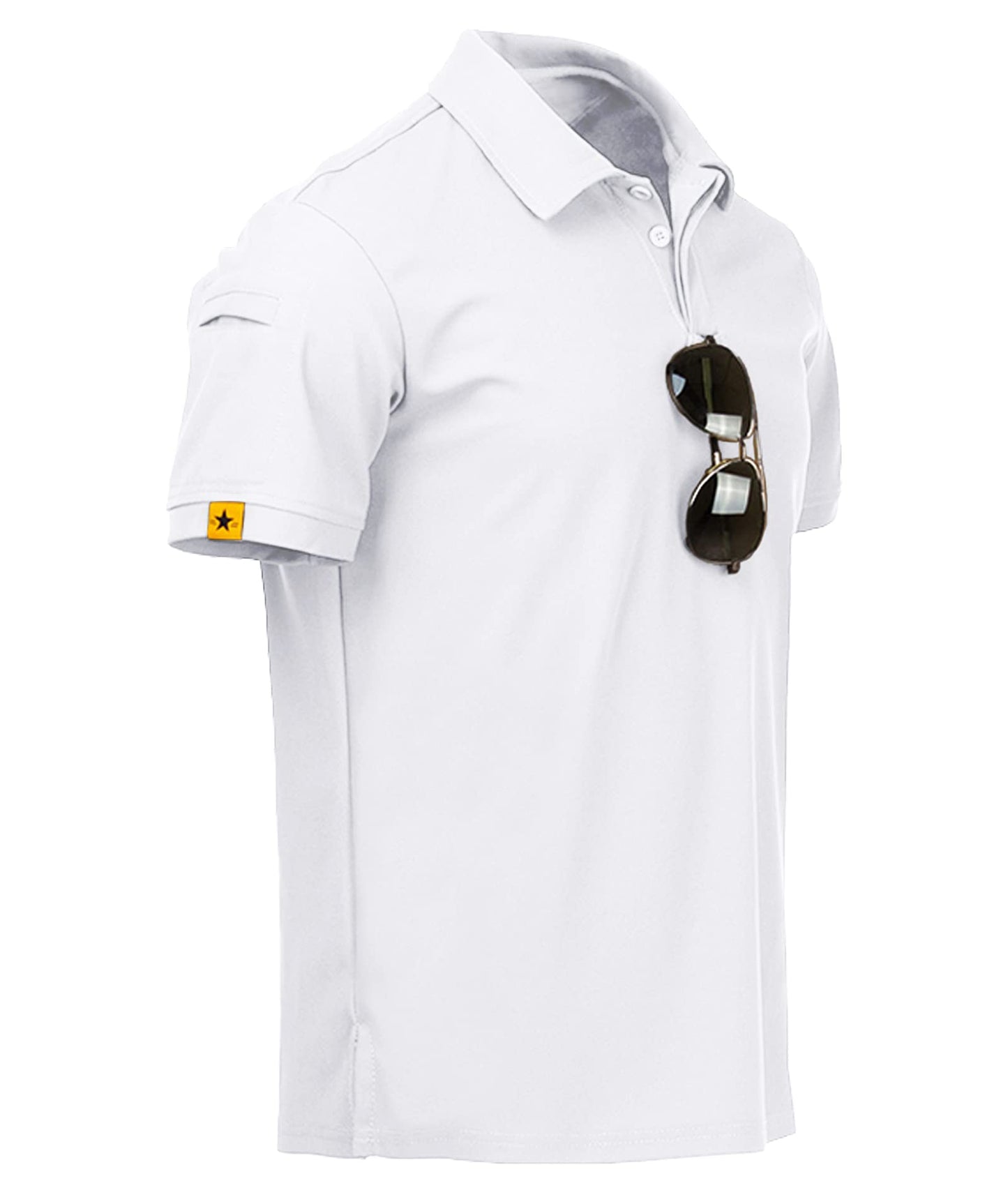 ZITY Pack of 5 Polo Shirts Men's Short Sleeve Quick-Drying Breathable T-Shirt Men Summer Polo Shirt Sports Shirt Regular Fit Golf Polo Shirts for Men