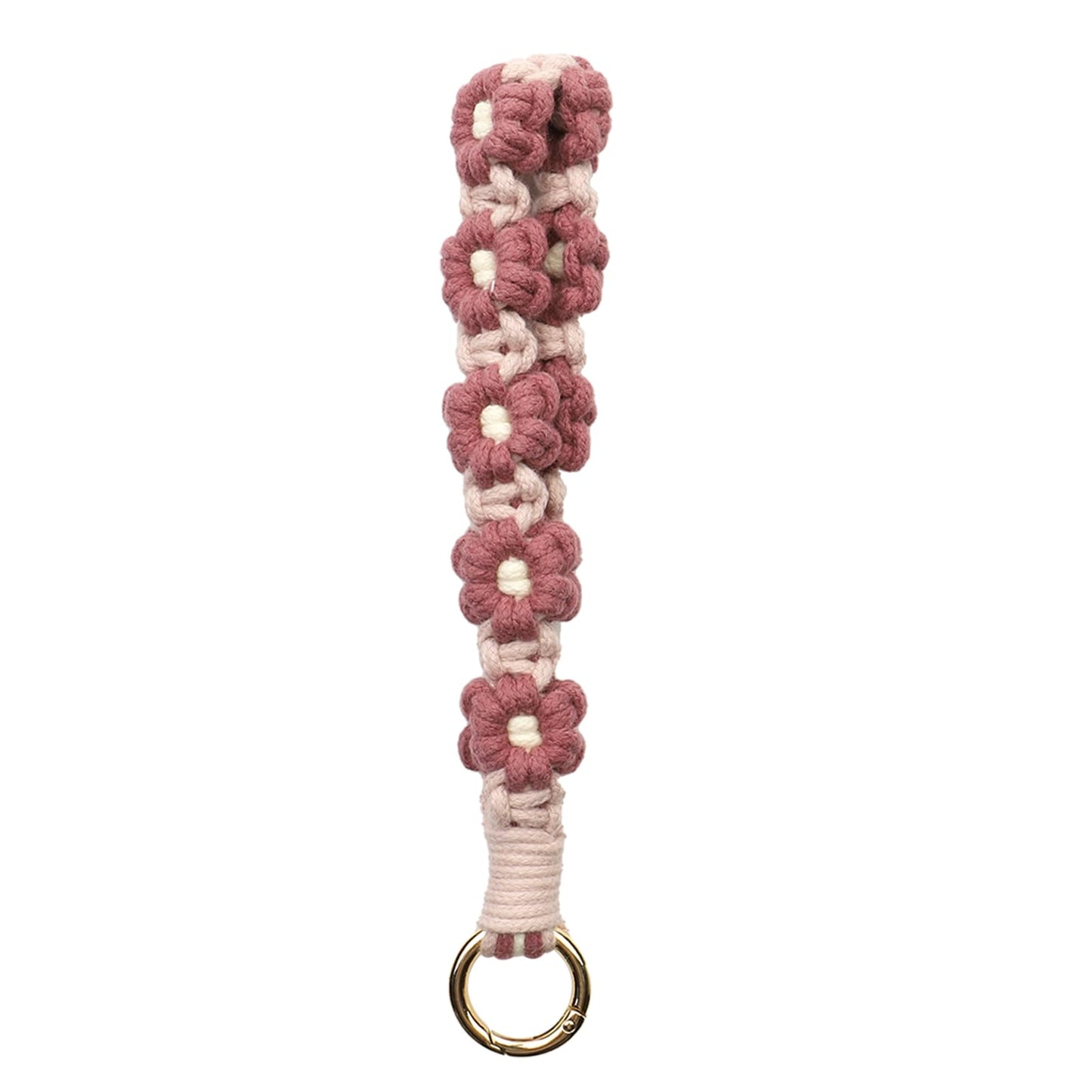 AOKSUNOVA Key Ring Band Macrame Lanyard Short Key Pendant Girls Gift for Women