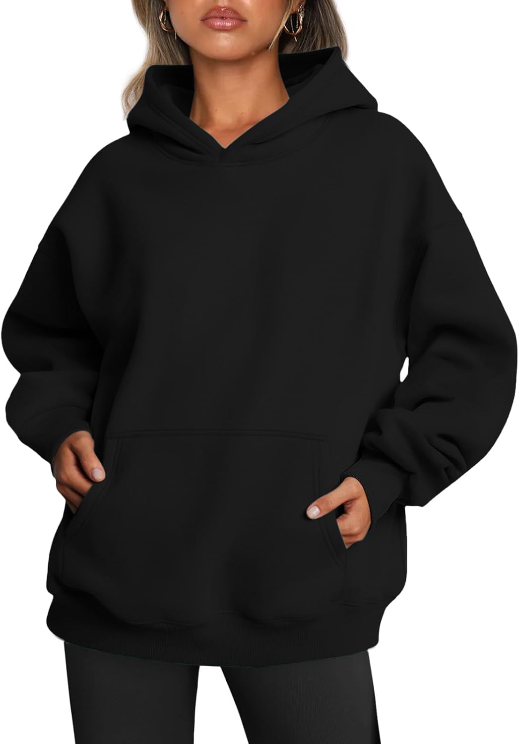 Tincini Hoodie Women's Oversize Pullover Winter Long Sleeve Fleece Hoodie Lined Jumper Sweatshirt with Hoodie Casual Hoodie with Hood