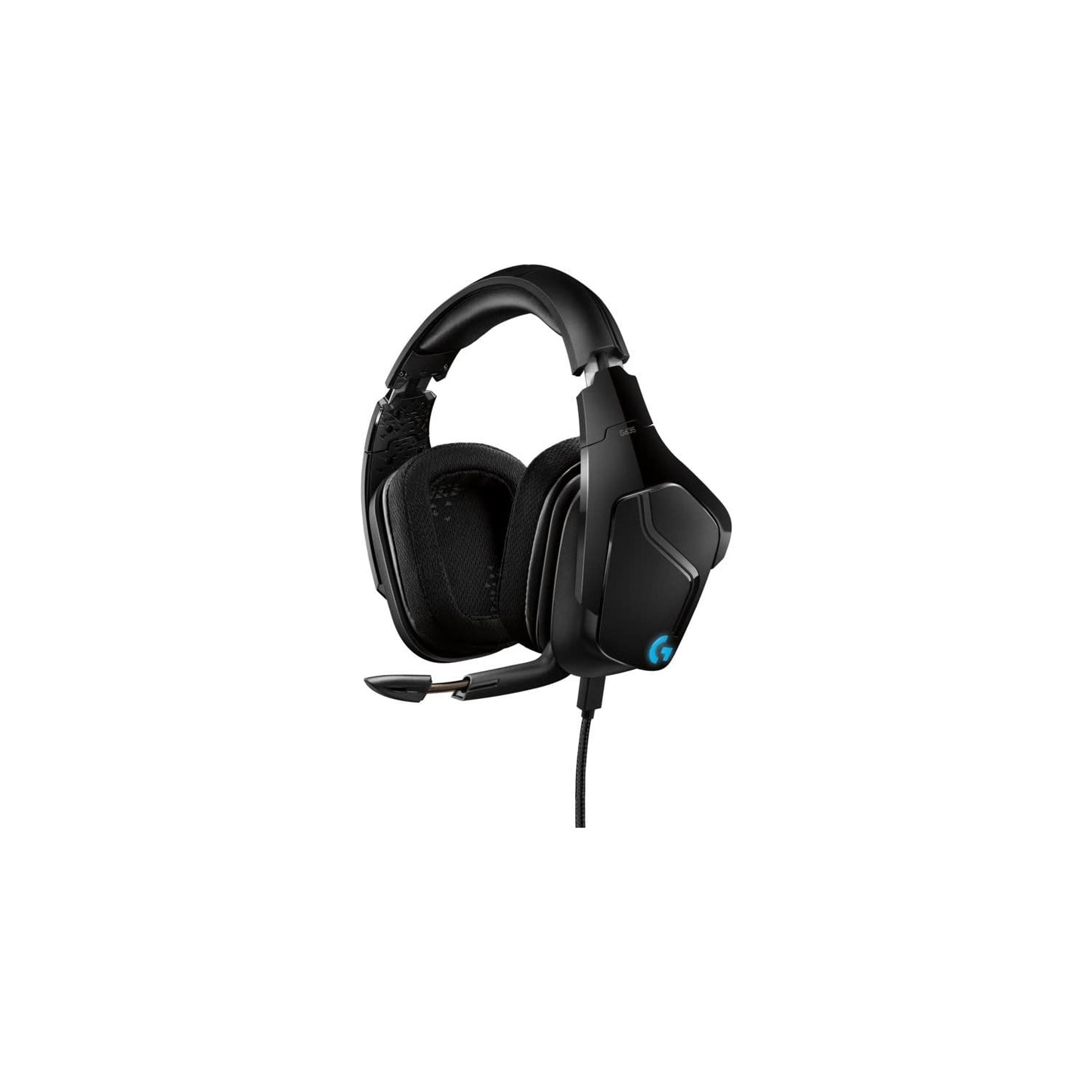 Logitech G935 kabelloses Gaming-Headset mit LIGHTSYNC RGB, 7.1 Surround Sound, DTS Headphone:X 2.0, 50mm Treiber, Flip-Stummschaltung, Wireless Verbindung, PC/Xbox One/PS4/Nintendo Switch - Schwarz