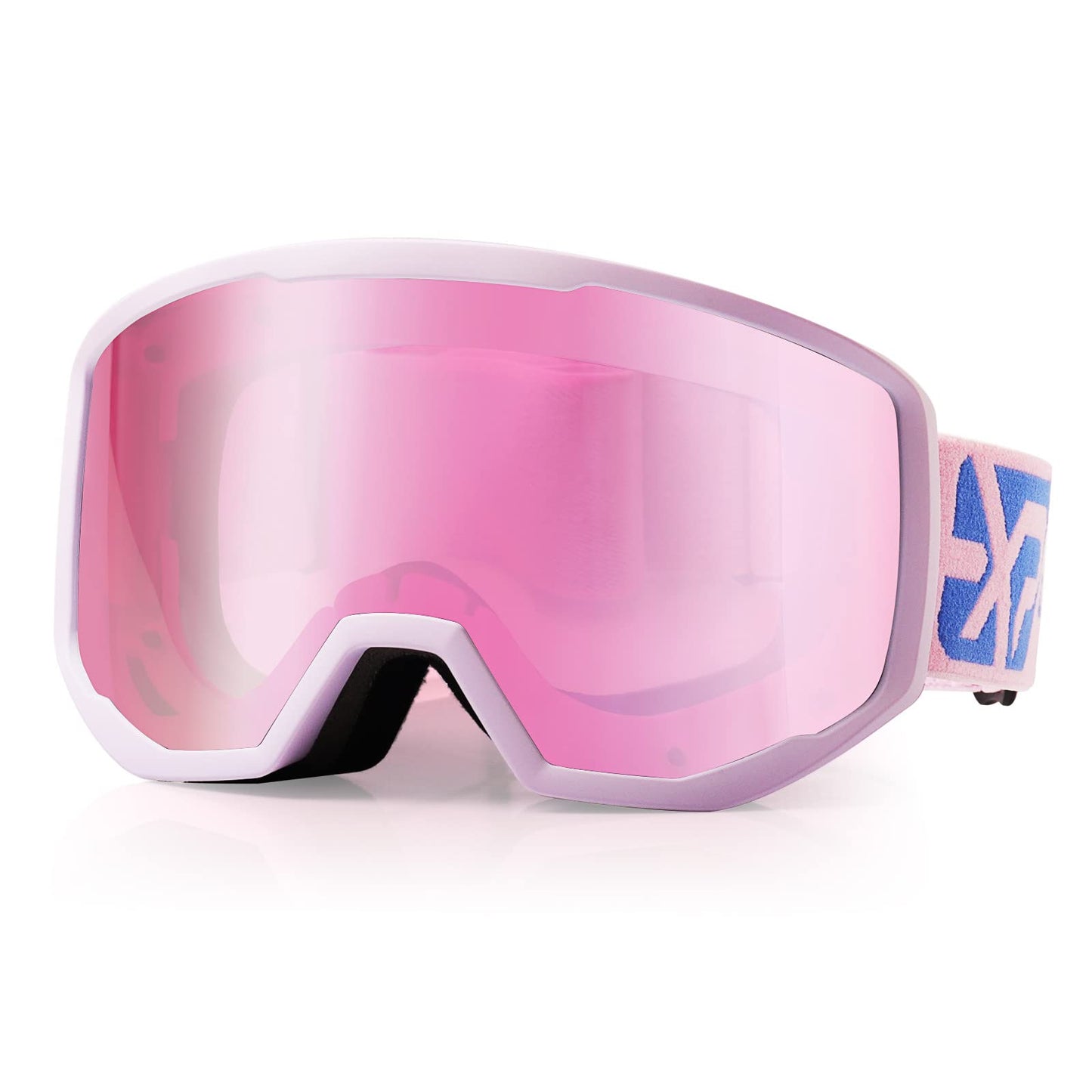 EXP Vision Unisex Ski Goggles, OTG for Men and Women, Snowboard Goggles, Snow Goggles, 100% UV Protection Ski Goggles for Glasses Wearers, Anti-Fog Snowboard Goggles, Ski Goggles