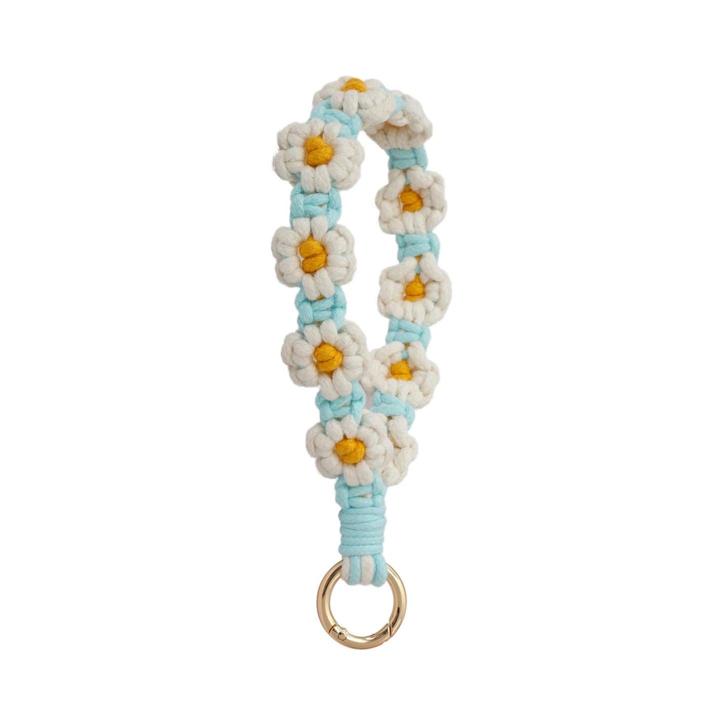 AOKSUNOVA Key Ring Band Macrame Lanyard Short Key Pendant Girls Gift for Women