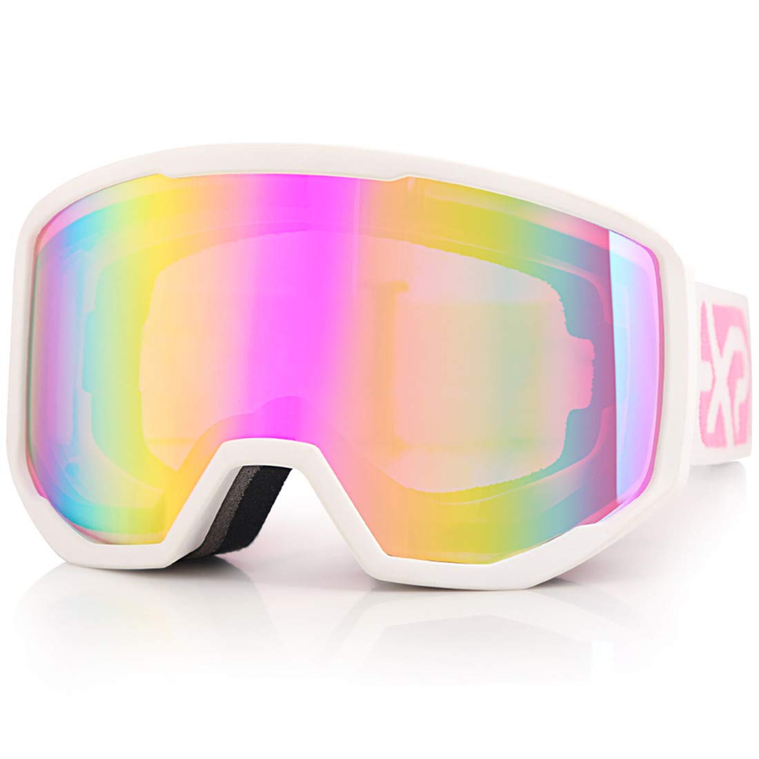 EXP Vision Unisex Ski Goggles, OTG for Men and Women, Snowboard Goggles, Snow Goggles, 100% UV Protection Ski Goggles for Glasses Wearers, Anti-Fog Snowboard Goggles, Ski Goggles