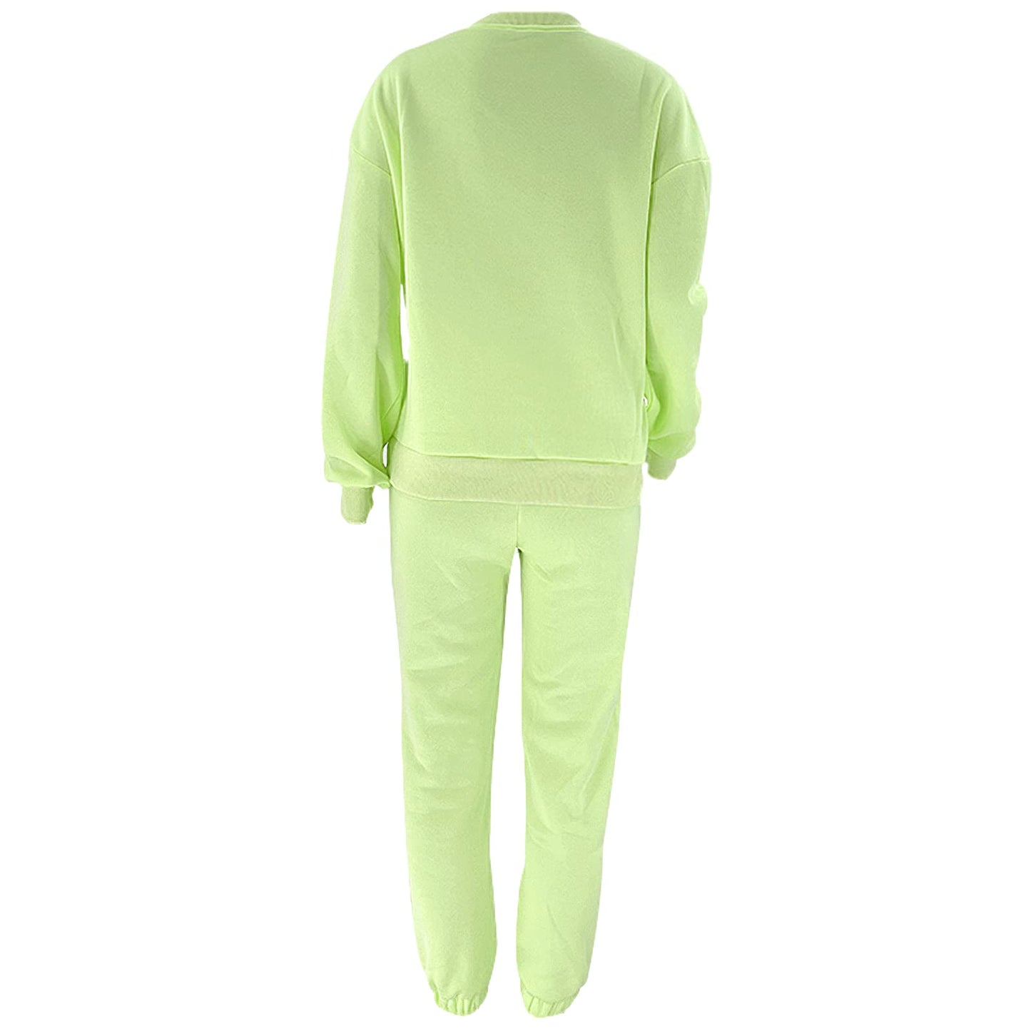 amropi Trainingsanzug Damen Pullover Sweatshirt und Jogginghose Warm Vlies Kleidungsset