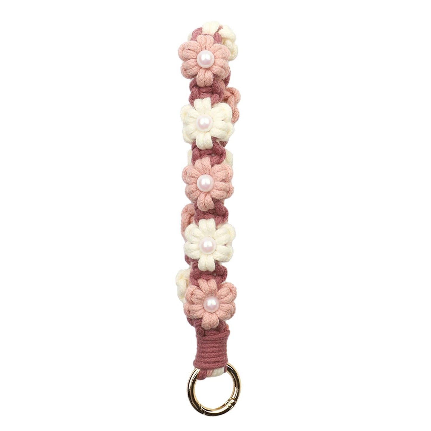 AOKSUNOVA Key Ring Band Macrame Lanyard Short Key Pendant Girls Gift for Women