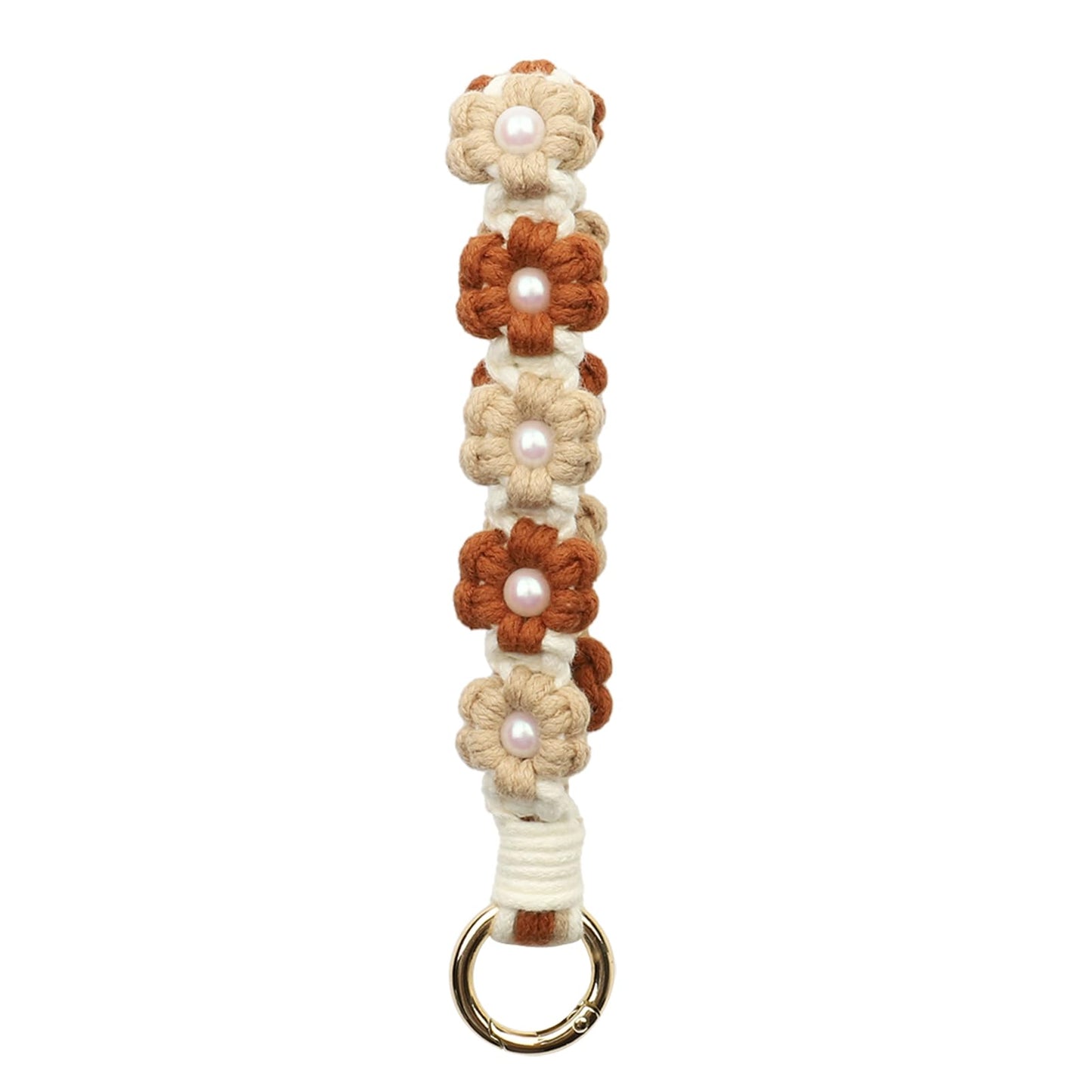 AOKSUNOVA Key Ring Band Macrame Lanyard Short Key Pendant Girls Gift for Women