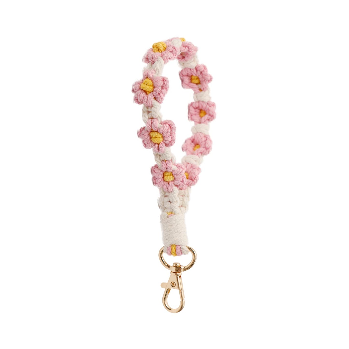 AOKSUNOVA Key Ring Band Macrame Lanyard Short Key Pendant Girls Gift for Women