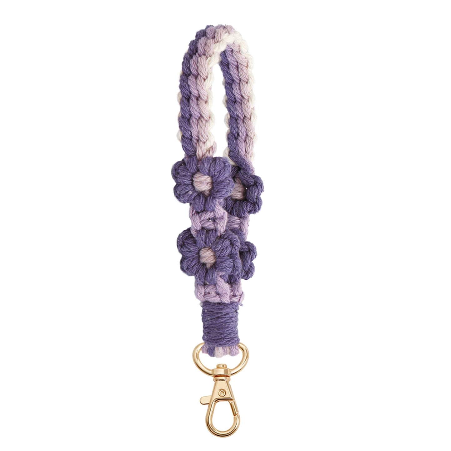 AOKSUNOVA Key Ring Band Macrame Lanyard Short Key Pendant Girls Gift for Women