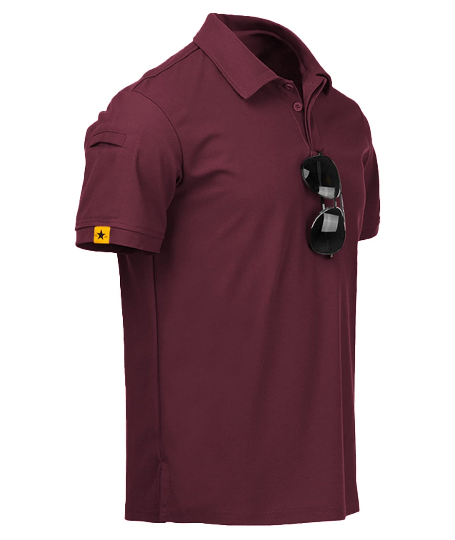 ZITY Pack of 5 Polo Shirts Men's Short Sleeve Quick-Drying Breathable T-Shirt Men Summer Polo Shirt Sports Shirt Regular Fit Golf Polo Shirts for Men