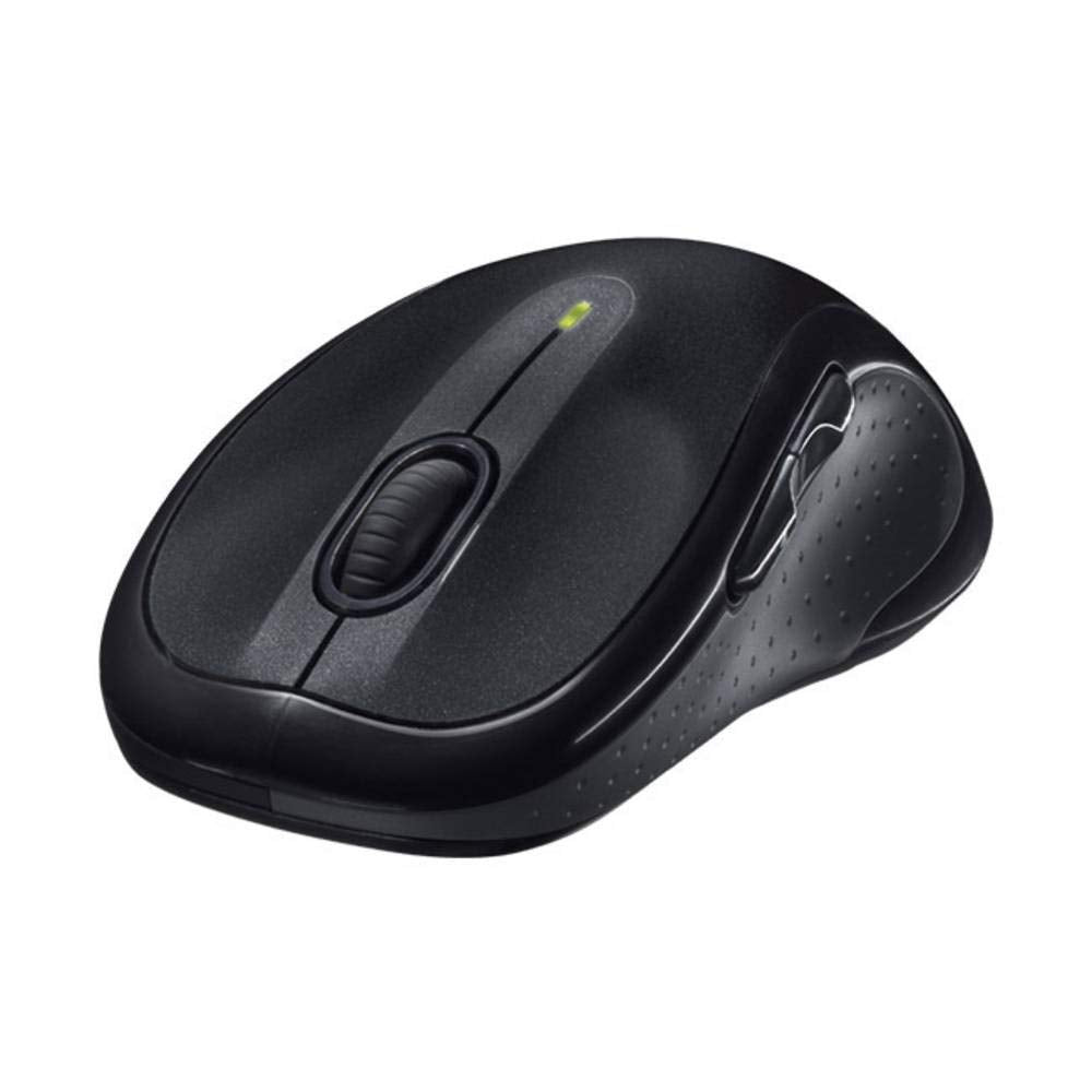 Logitech M510 Kabellose Maus, 2.4 GHz Verbindung via Unifying USB-Empfänger, 1000 DPI Laser-Sensor, 24-Monate Akkulaufzeit, 7 Tasten, PC/Mac - Schwarz