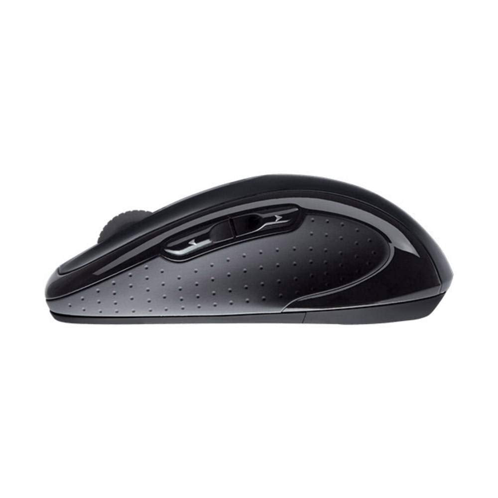 Logitech M510 Kabellose Maus, 2.4 GHz Verbindung via Unifying USB-Empfänger, 1000 DPI Laser-Sensor, 24-Monate Akkulaufzeit, 7 Tasten, PC/Mac - Schwarz