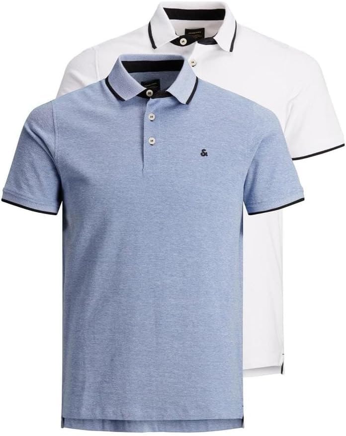JACK & JONES Herren Rundhals T-Shirt JPRBLABRODY - Regular Fit 5er Pack XS S M L XL XXL 100% Baumwolle