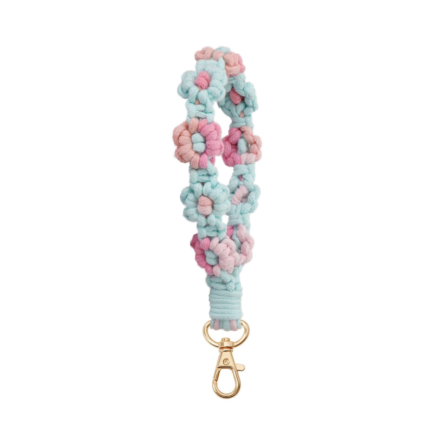 AOKSUNOVA Key Ring Band Macrame Lanyard Short Key Pendant Girls Gift for Women