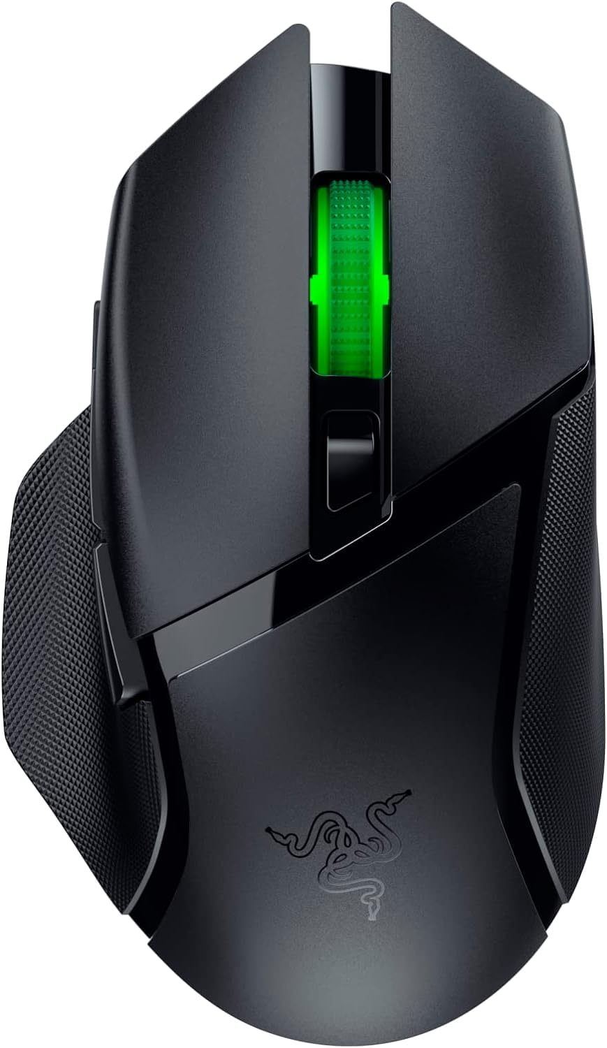 Razer Basilisk V3 - Kabelgebundene, anpassbare Gaming Maus mit Chroma RGB für PC/Mac (10+1 programmierbare Tasten, neigbares HyperScroll Mausrad, ergonomisches Design) Schwarz