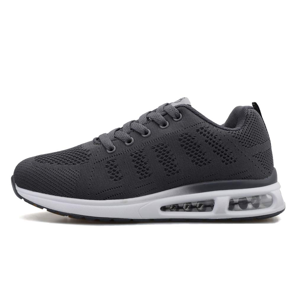ANBIWANGLUO Damen Turnschuhe Sportliche Laufschuhe Schnürschuhe Atmungsaktive Outdoor Cross Trainer zum Joggen
