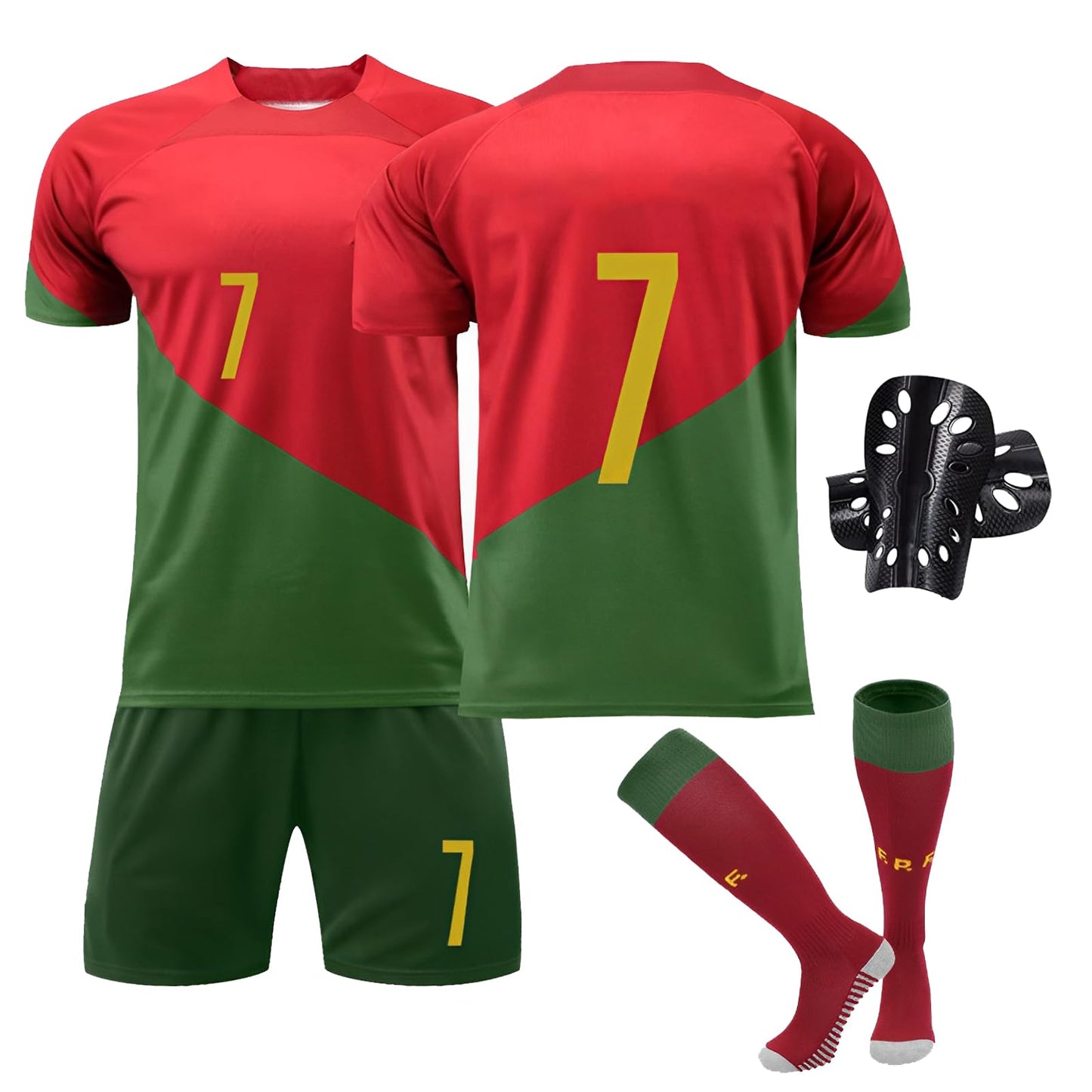Sternstunde Trikot Sets Kinder, Hause/Auswärts Fußballtrikot für Kinder,Herren Jungen Fussball Jersey Football Trikots, Sportshirt Junge Football Training Tshirts Shorts und Socken Anzug