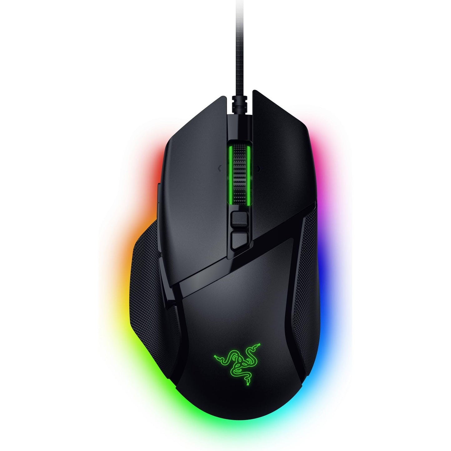 Razer Basilisk V3 - Kabelgebundene, anpassbare Gaming Maus mit Chroma RGB für PC/Mac (10+1 programmierbare Tasten, neigbares HyperScroll Mausrad, ergonomisches Design) Schwarz