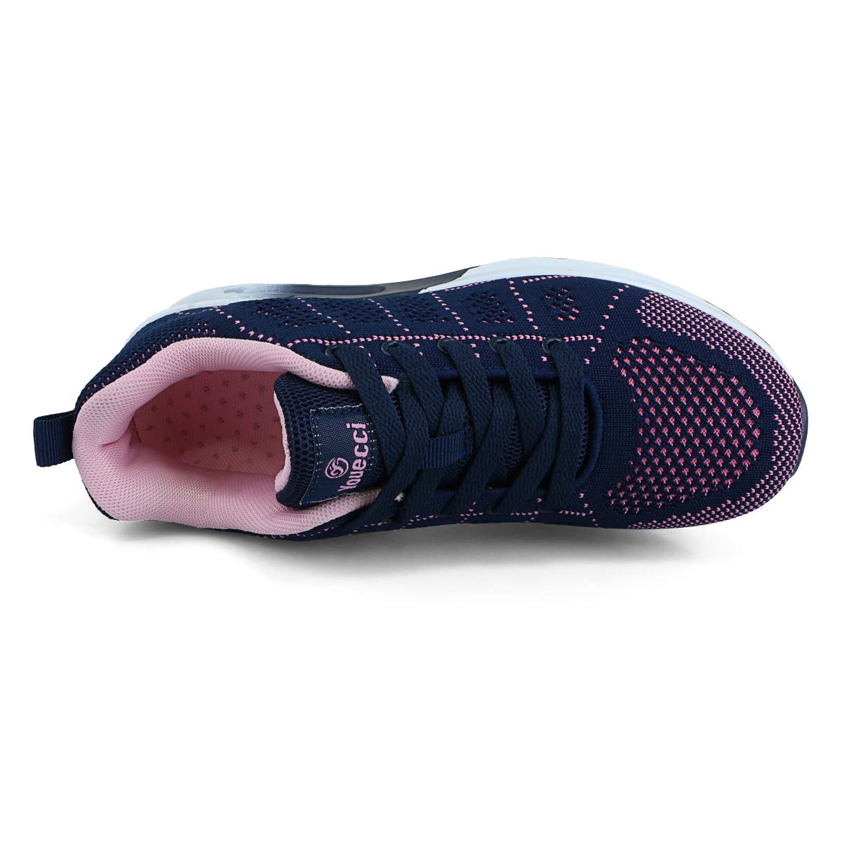 ANBIWANGLUO Damen Turnschuhe Sportliche Laufschuhe Schnürschuhe Atmungsaktive Outdoor Cross Trainer zum Joggen