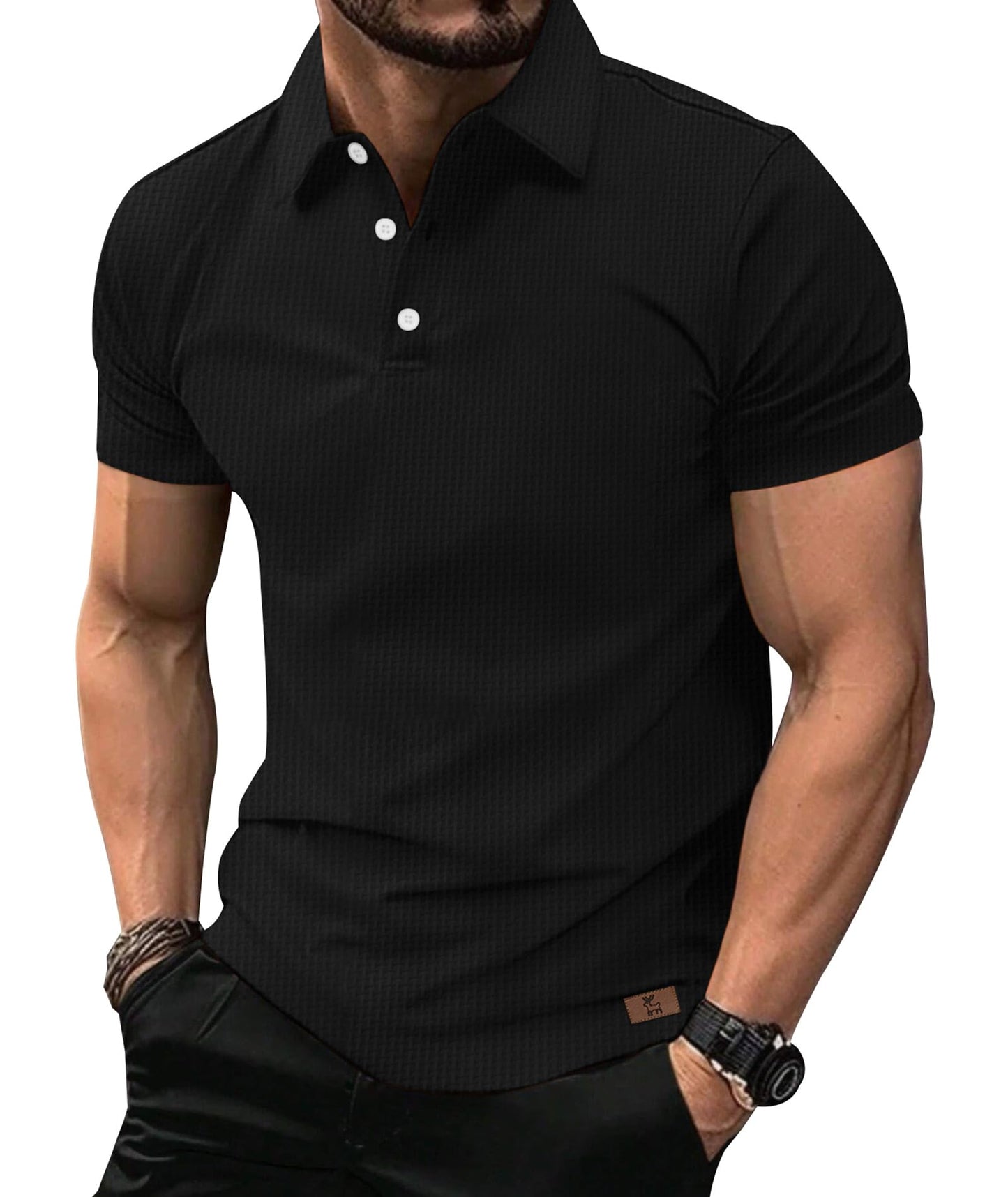 SwissWell Poloshirt Herren Kurzarm Golf Tennis Polo Shirts Männer Sommer Polohemd Atmungsaktiv T-Shirt für Herren