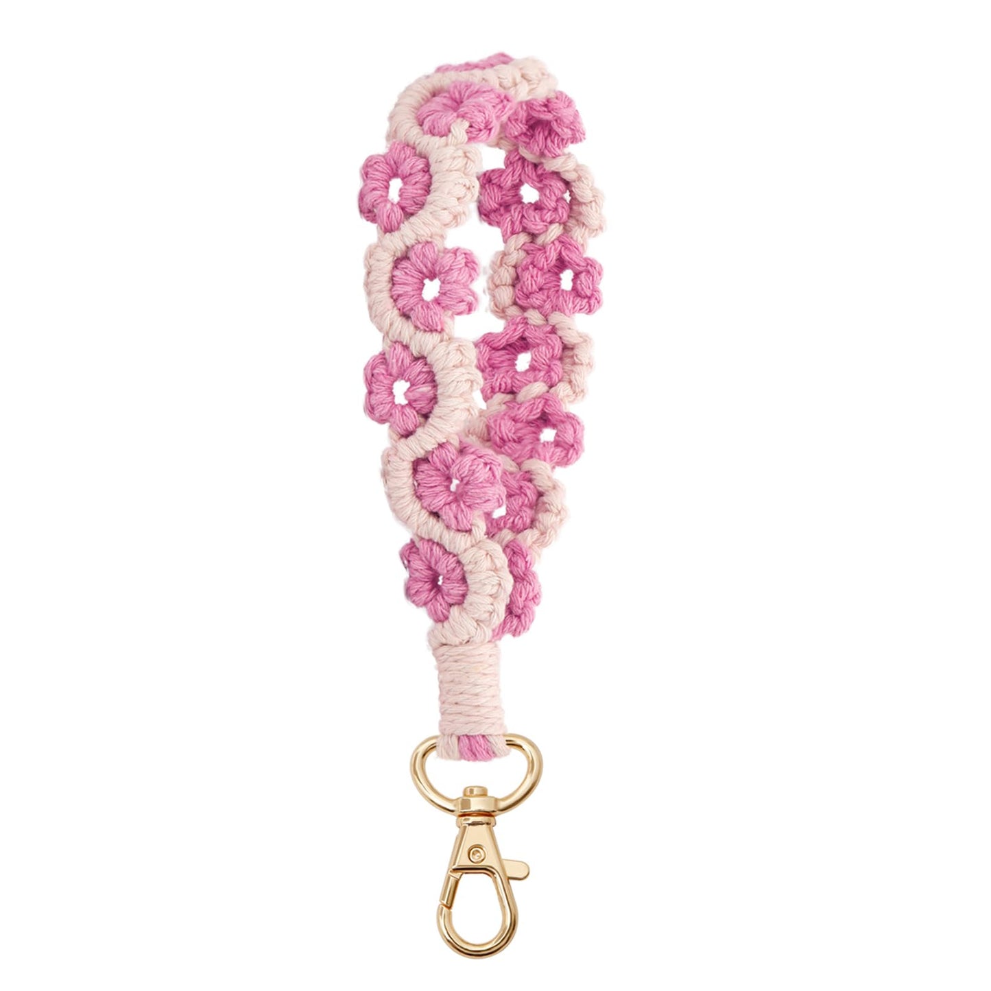 AOKSUNOVA Key Ring Band Macrame Lanyard Short Key Pendant Girls Gift for Women