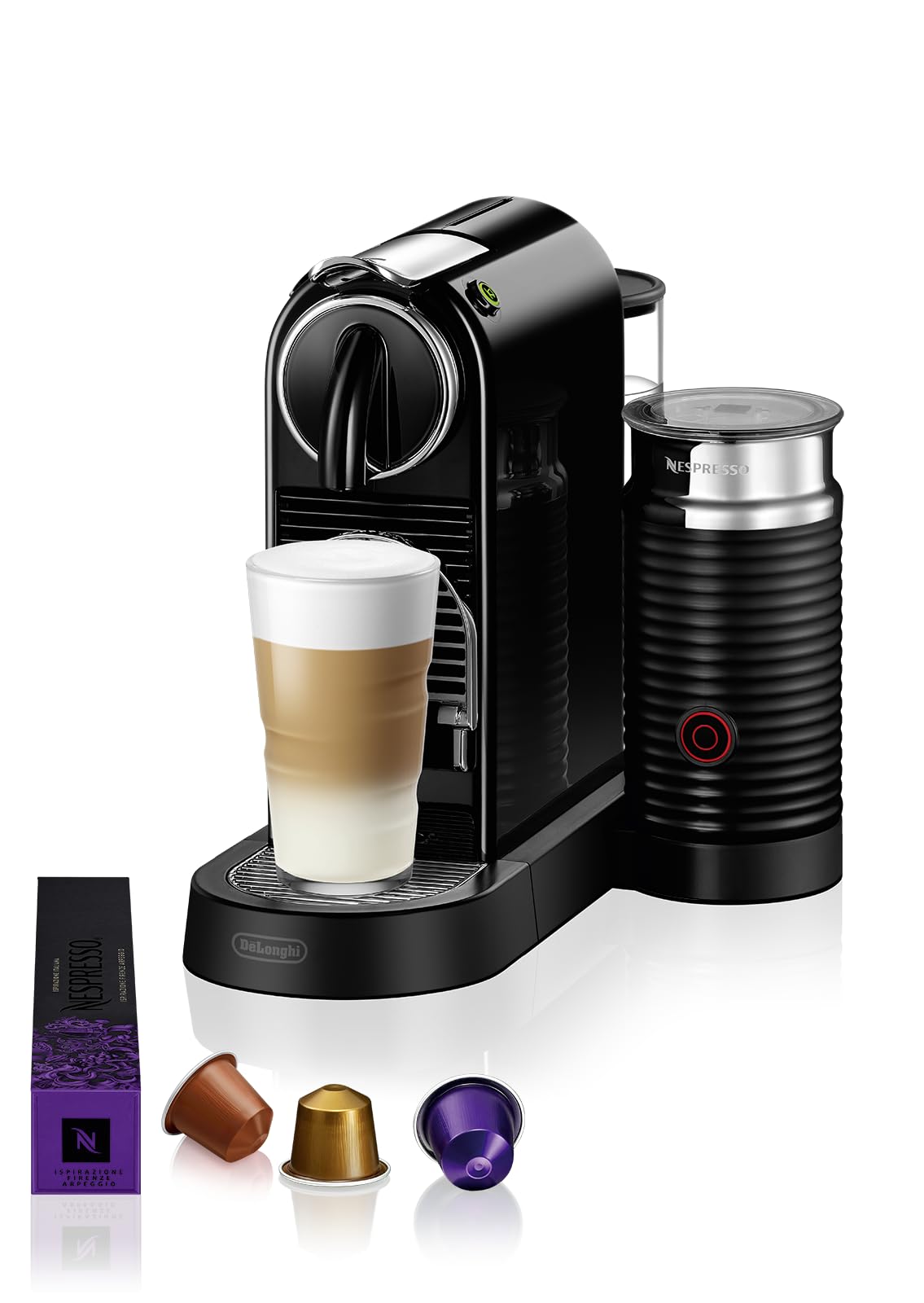 De'Longhi Nespresso Citiz EN167.B Espressomaschine Schwarz mit Hochdruckpumpe